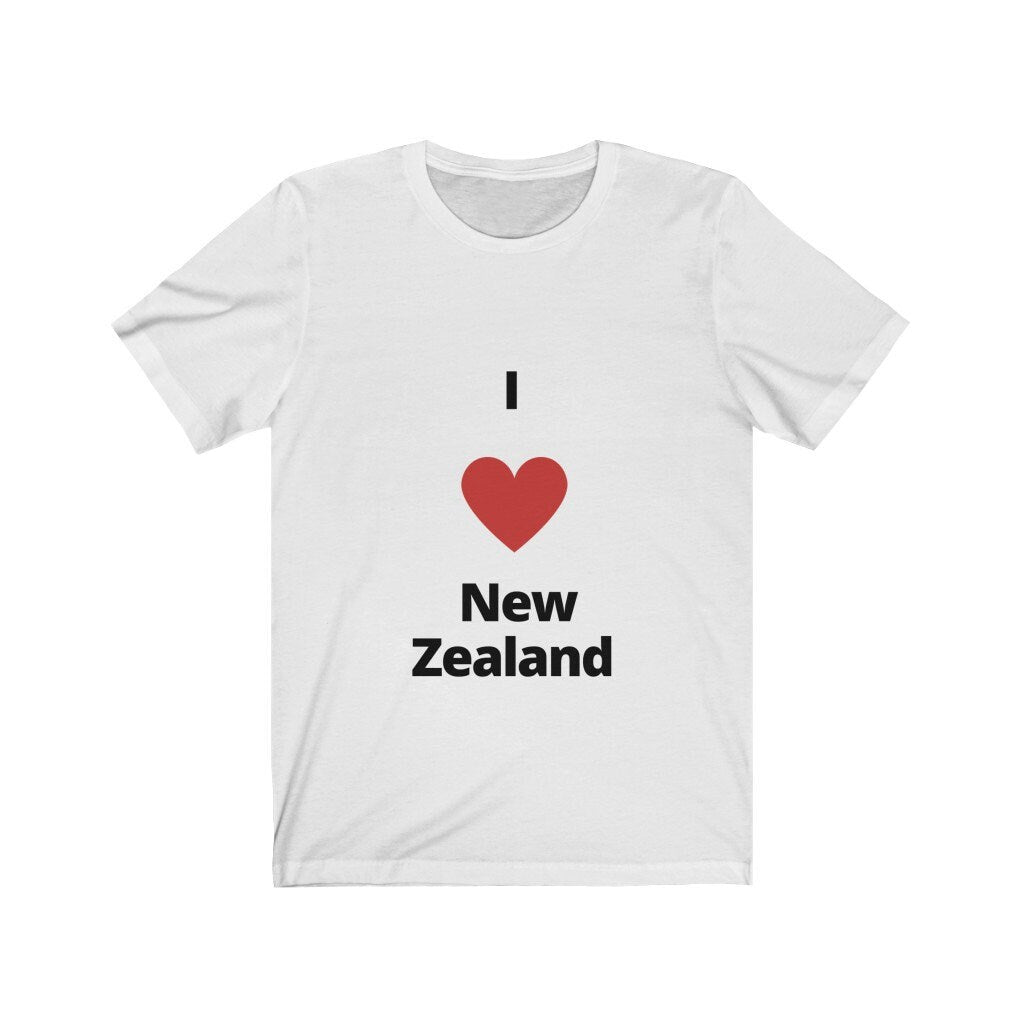 I Love New Zealand Tshirt