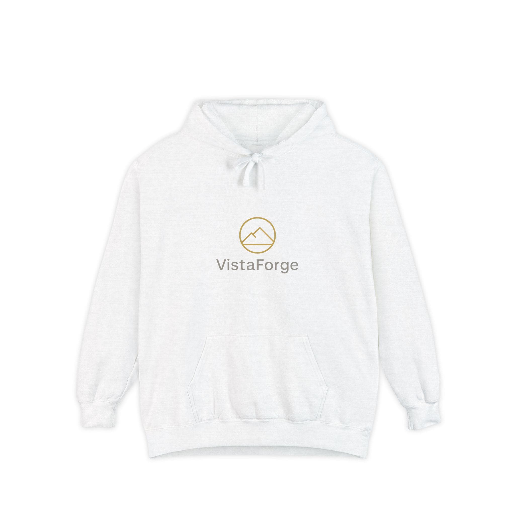 Cozy Mountain Logo Hoodie | Unisex Garment-Dyed Sweatshirt for Adventurers, Outdoor Lovers, Gift for Him/Her, Casual Wear, Autumn Fashion