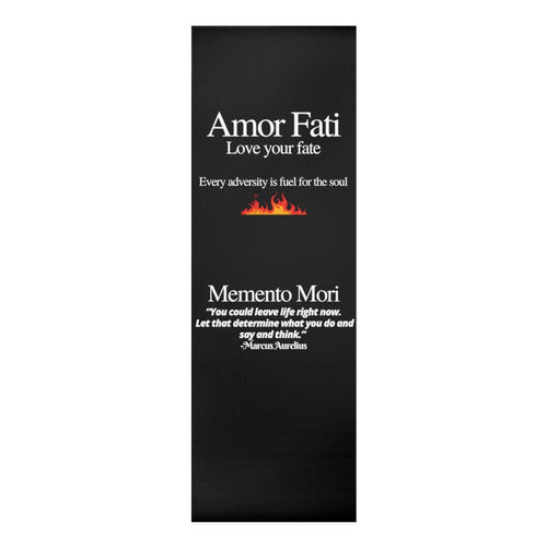 Amor Fati Memento Mori Foam Yoga Mat