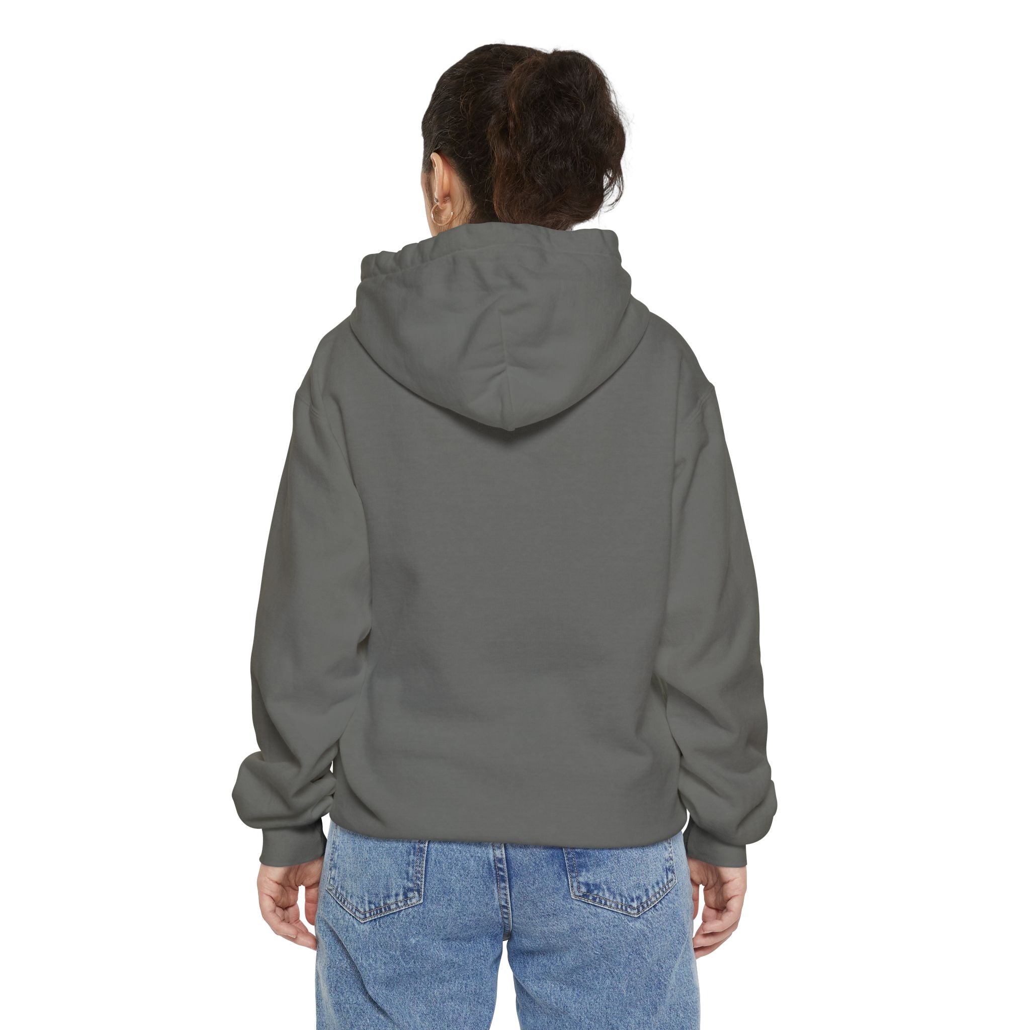 Cozy Mountain Logo Hoodie | Unisex Garment-Dyed Sweatshirt for Adventurers, Outdoor Lovers, Gift for Him/Her, Casual Wear, Autumn Fashion
