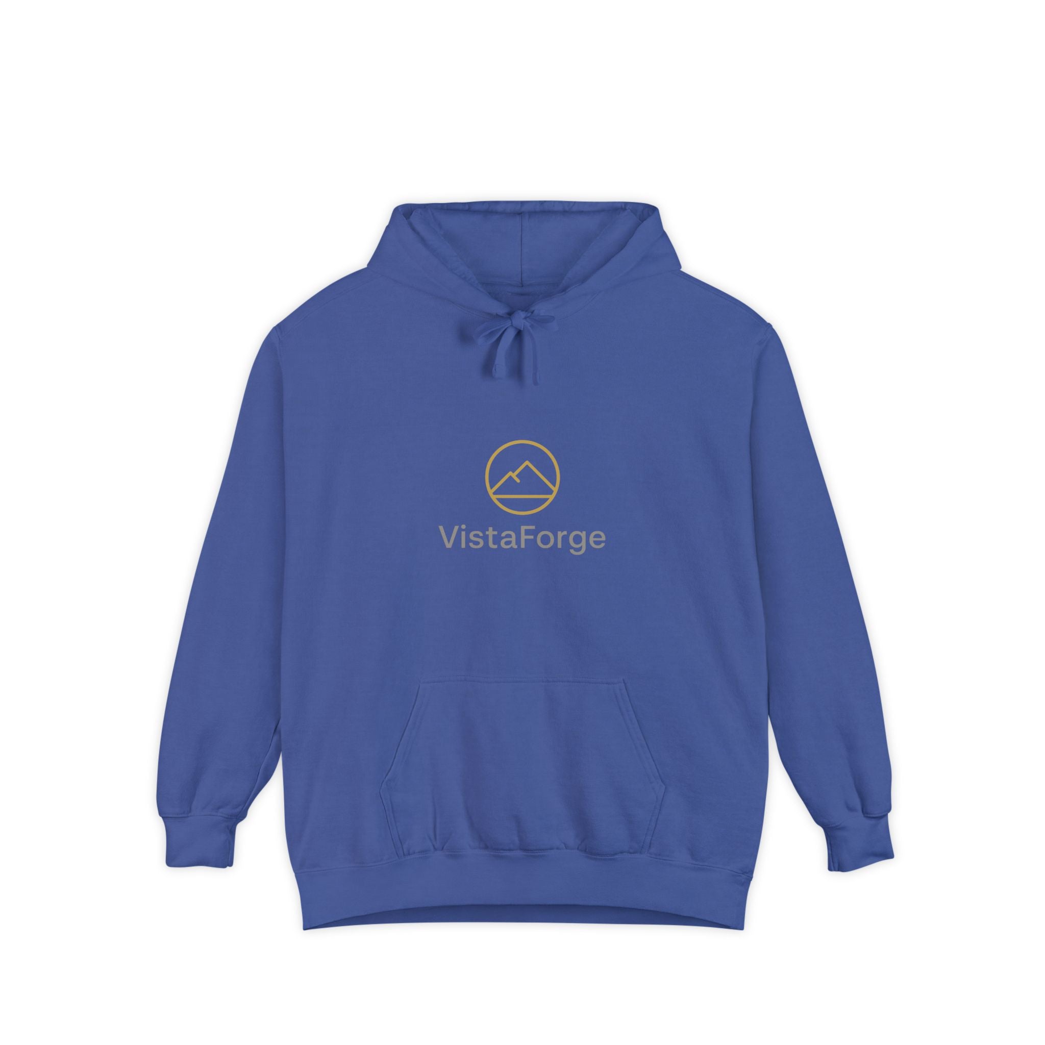 Cozy Mountain Logo Hoodie | Unisex Garment-Dyed Sweatshirt for Adventurers, Outdoor Lovers, Gift for Him/Her, Casual Wear, Autumn Fashion