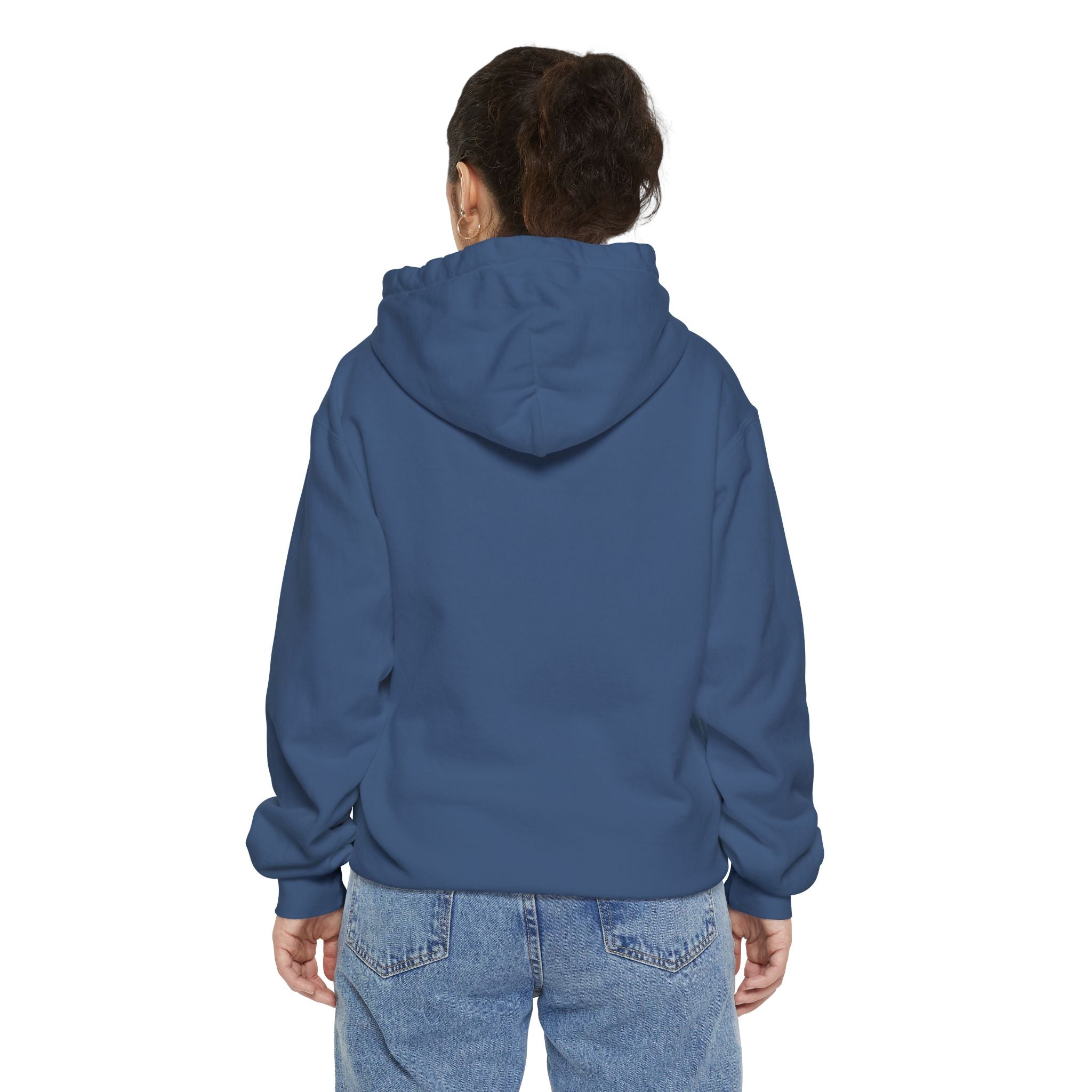 Cozy Mountain Logo Hoodie | Unisex Garment-Dyed Sweatshirt for Adventurers, Outdoor Lovers, Gift for Him/Her, Casual Wear, Autumn Fashion