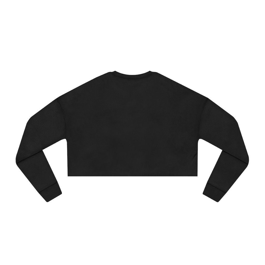 Women's Gothic Cropped Sweatshirt with skull and flowers emo gothic clothing alternative clothing