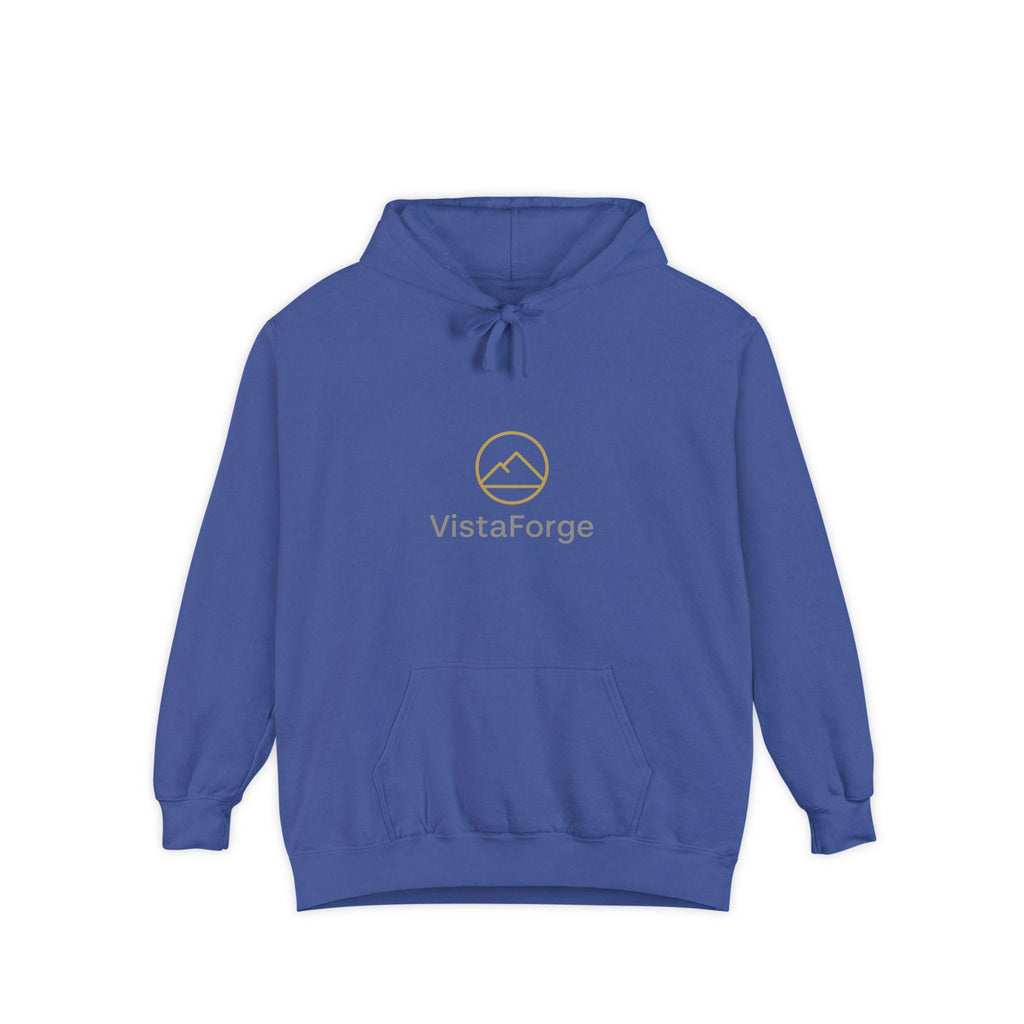Cozy Mountain Logo Hoodie | Unisex Garment-Dyed Sweatshirt for Adventurers, Outdoor Lovers, Gift for Him/Her, Casual Wear, Autumn Fashion