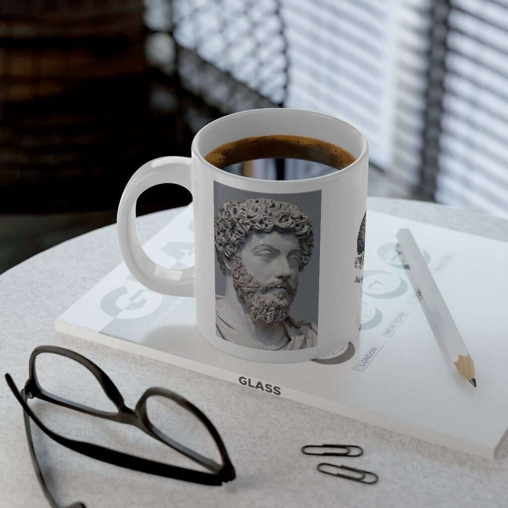 The best revenge is not to be like your enemy - Marcus Aurelius Jumbo Mug, 20oz