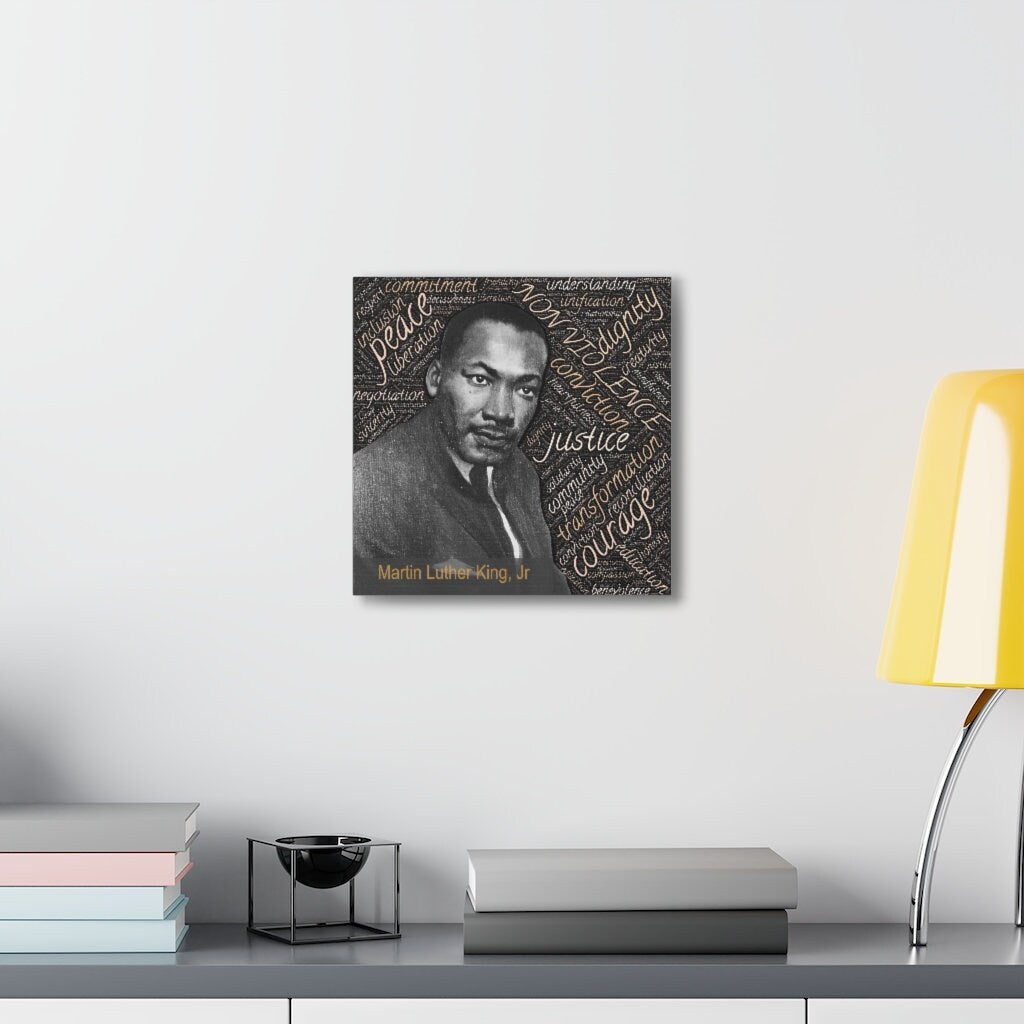 Martin Luther King Jr Canvas Gallery Wrap -inspirational-black civil rights leaders