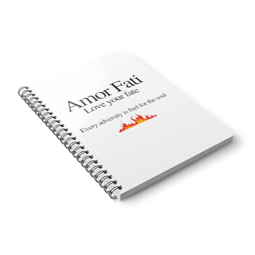 Amor Fati Wire-bound Softcover Notebook, A5