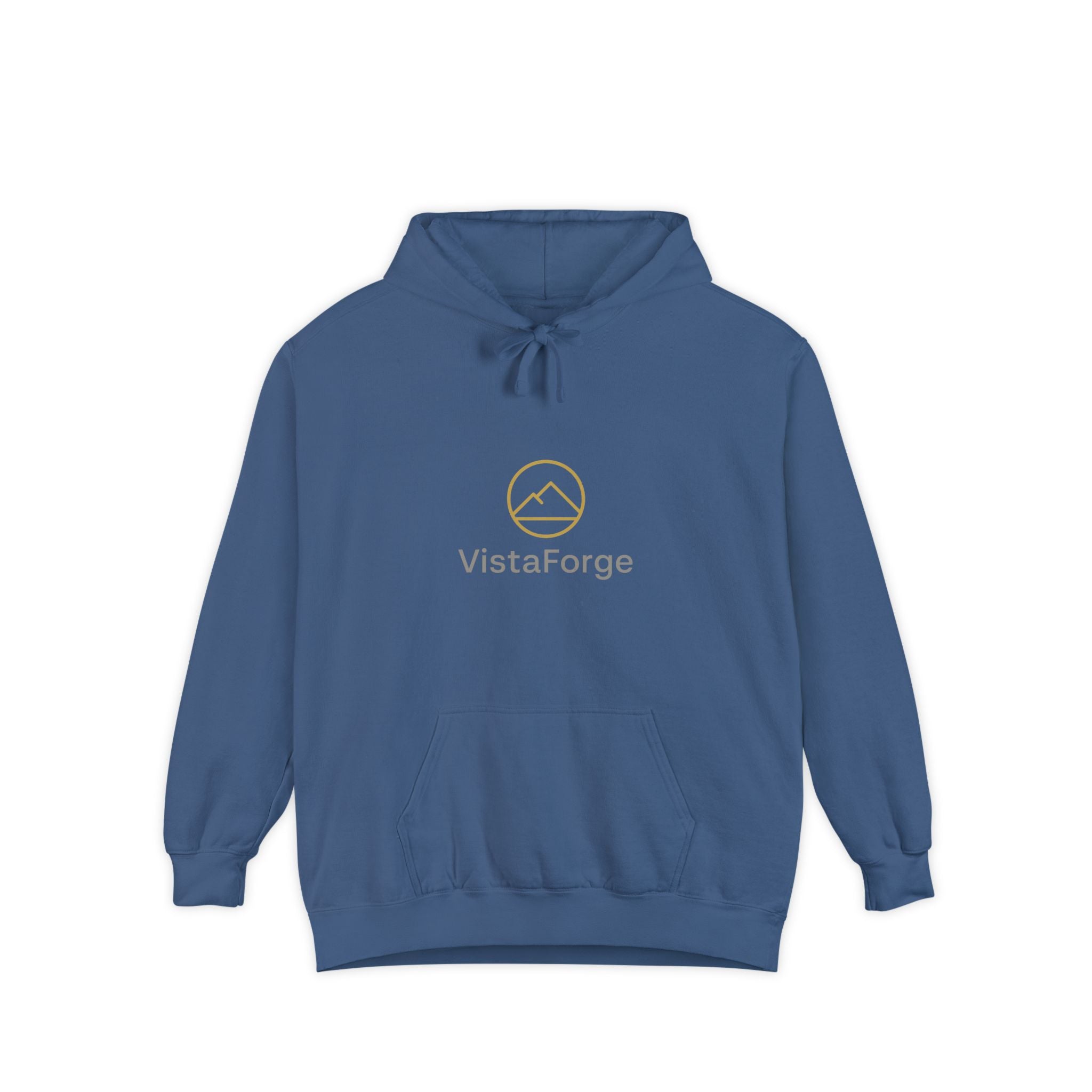 Cozy Mountain Logo Hoodie | Unisex Garment-Dyed Sweatshirt for Adventurers, Outdoor Lovers, Gift for Him/Her, Casual Wear, Autumn Fashion