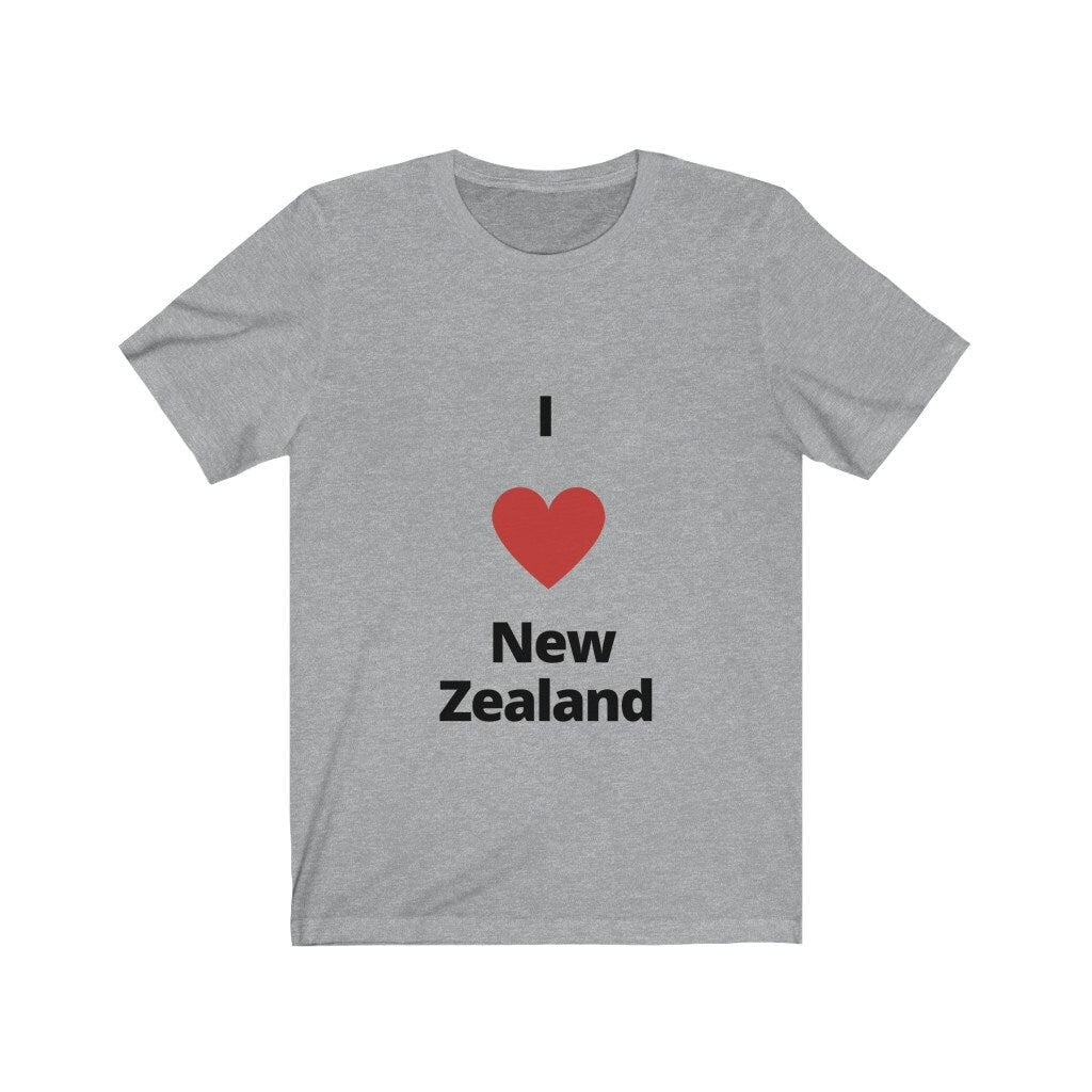 I Love New Zealand Tshirt