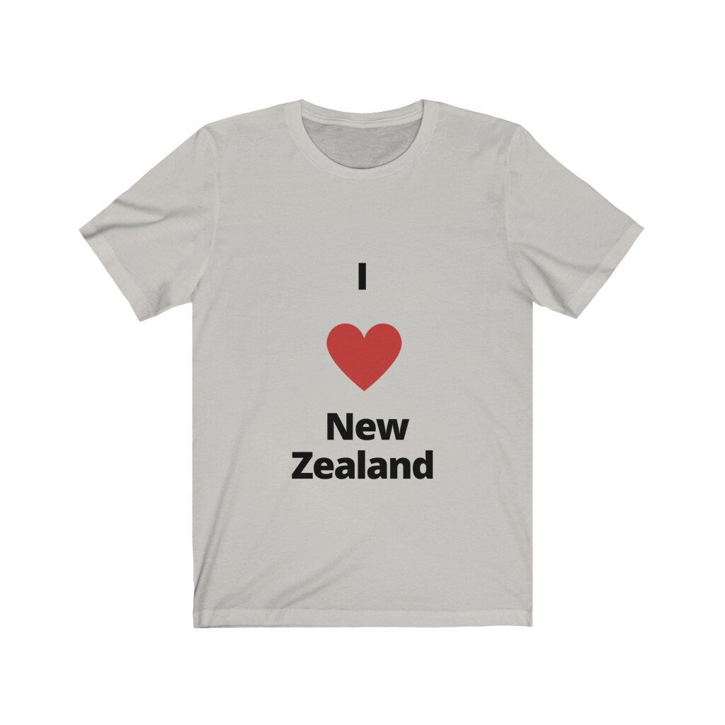 I Love New Zealand Tshirt