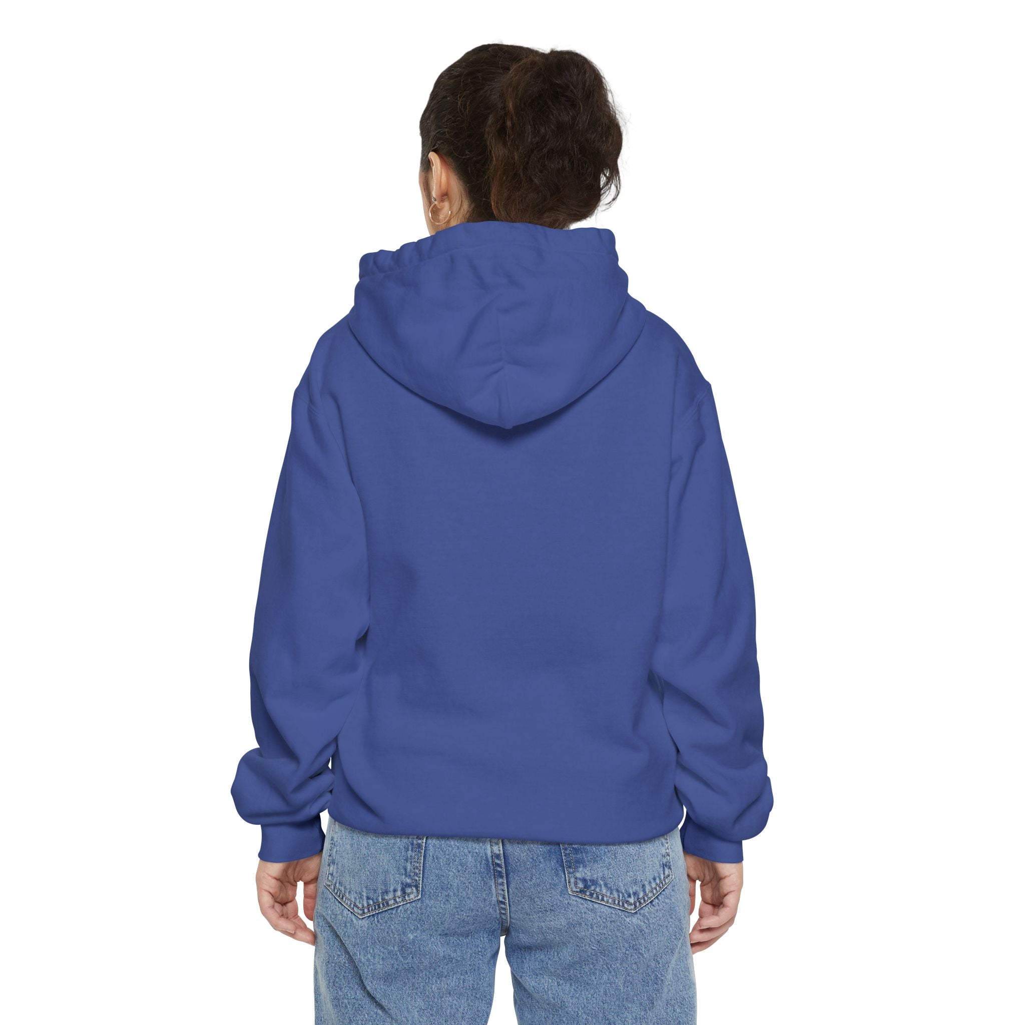 Cozy Mountain Logo Hoodie | Unisex Garment-Dyed Sweatshirt for Adventurers, Outdoor Lovers, Gift for Him/Her, Casual Wear, Autumn Fashion