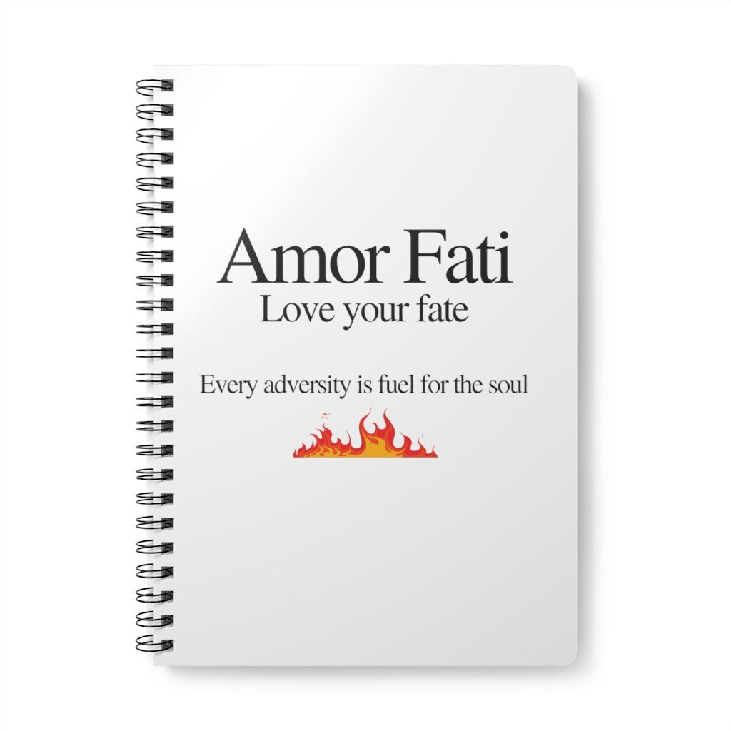 Amor Fati Wire-bound Softcover Notebook, A5