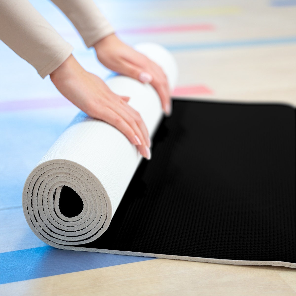 Amor Fati Memento Mori Foam Yoga Mat