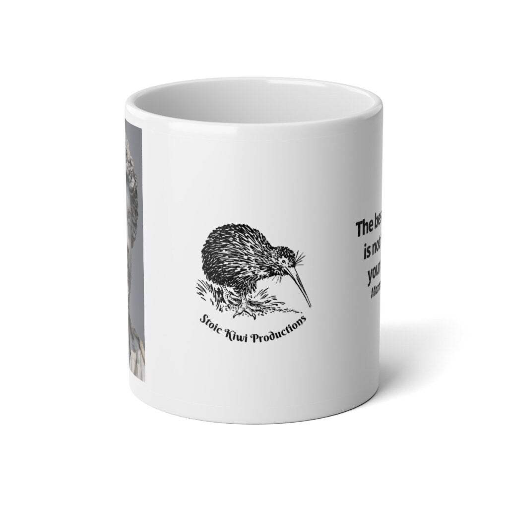 The best revenge is not to be like your enemy - Marcus Aurelius Jumbo Mug, 20oz