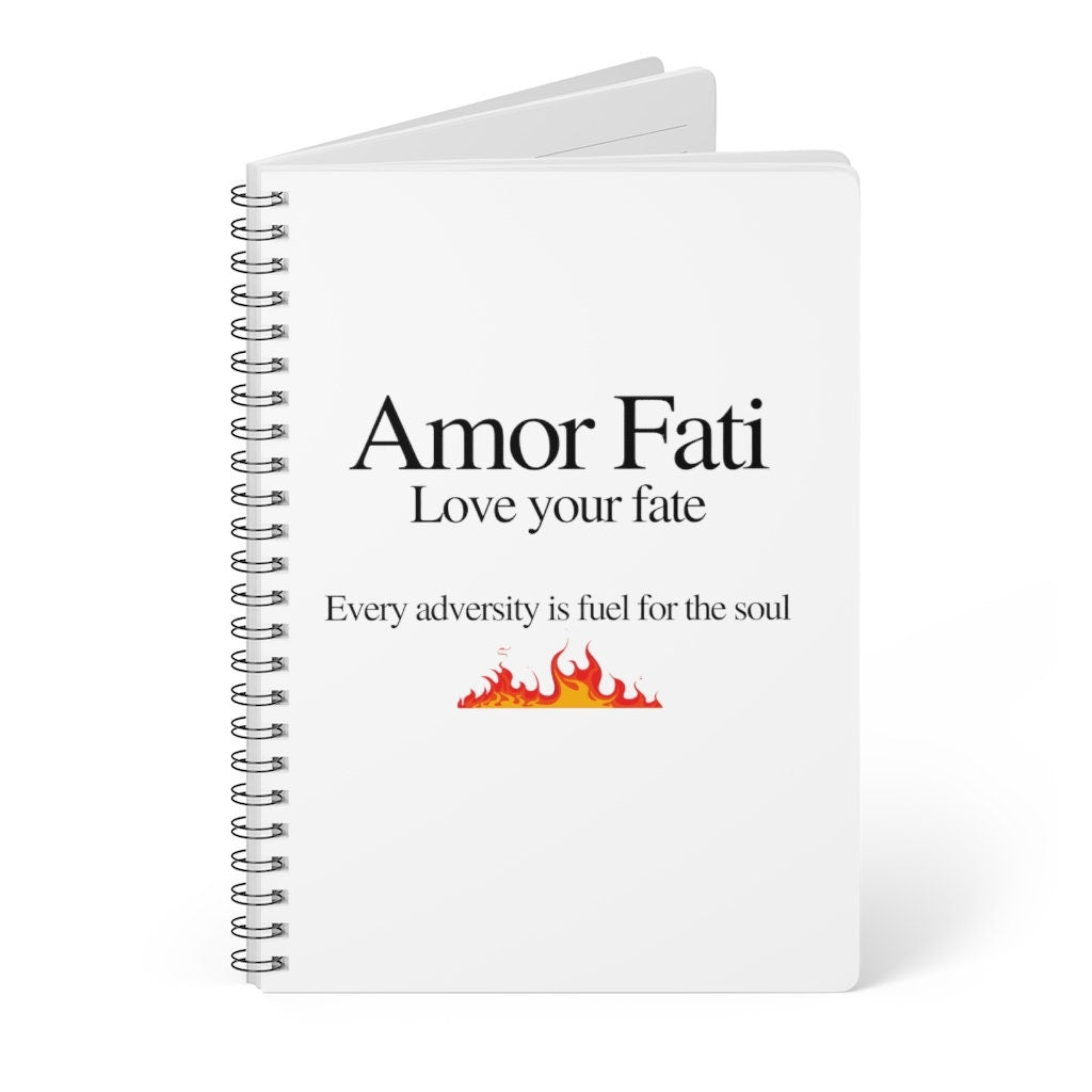 Amor Fati Wire-bound Softcover Notebook, A5