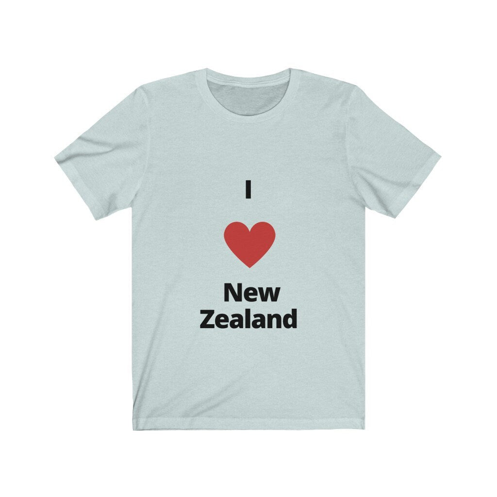 I Love New Zealand Tshirt