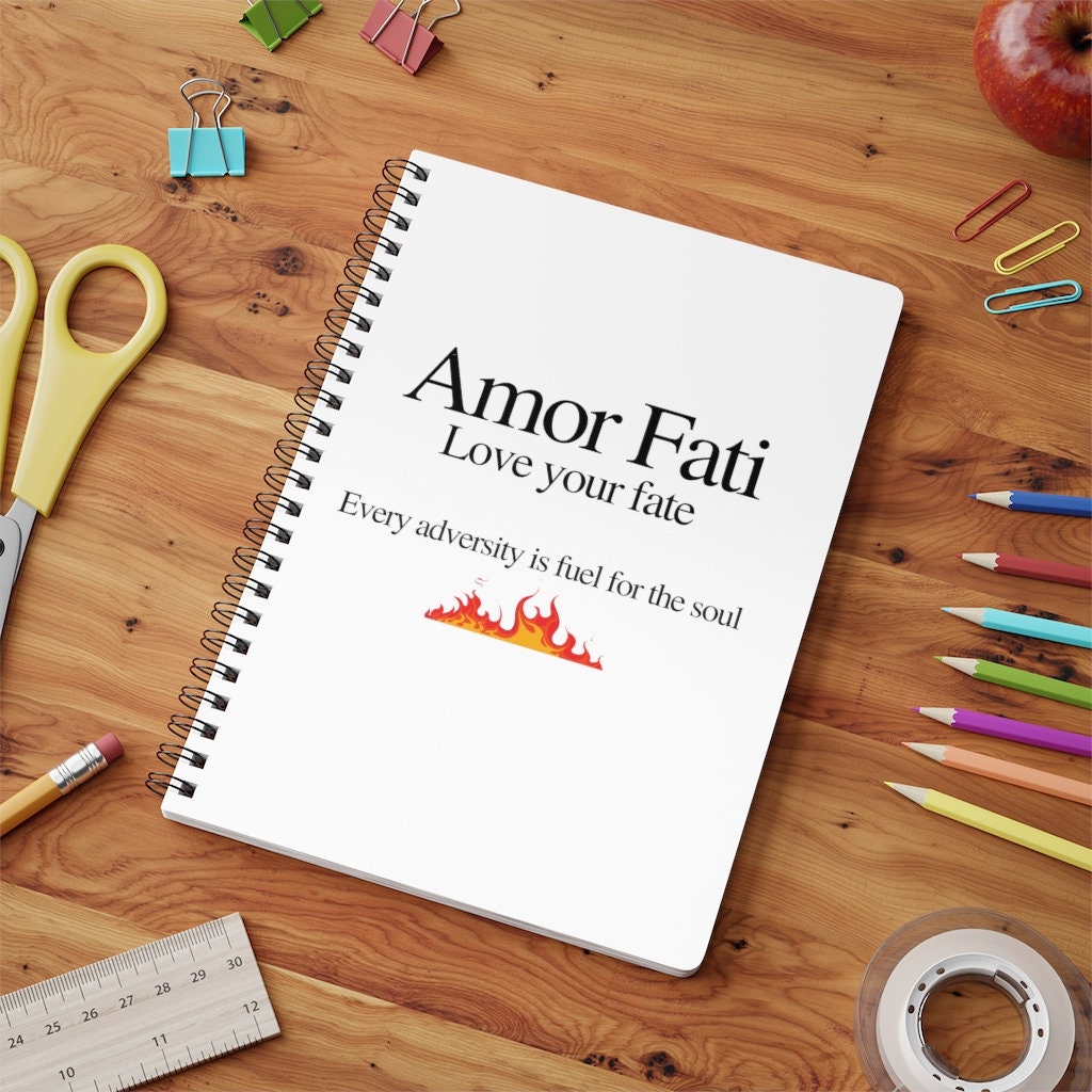 Amor Fati Wire-bound Softcover Notebook, A5