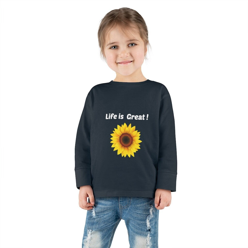 Life is Great! Toddler Long Sleeve Tee