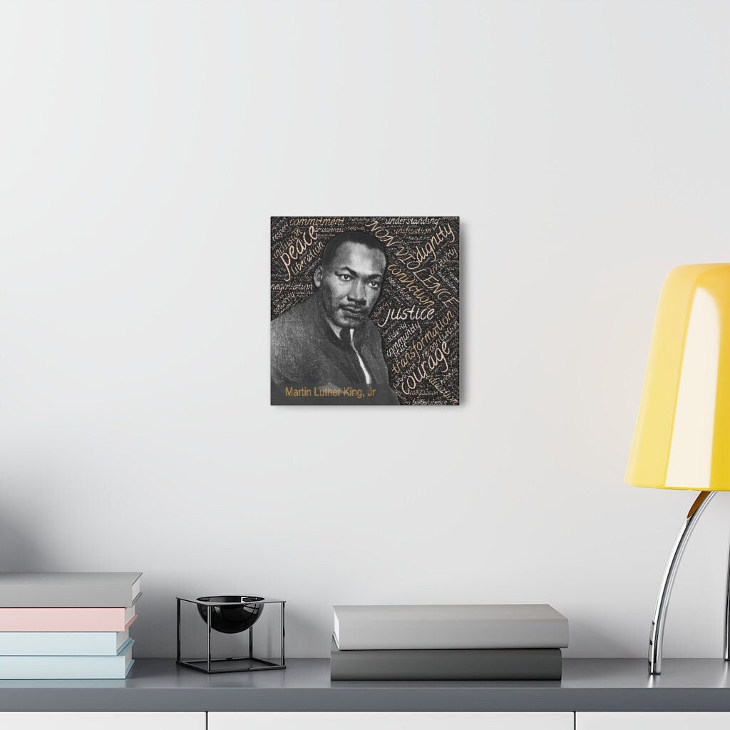 Martin Luther King Jr Canvas Gallery Wrap -inspirational-black civil rights leaders